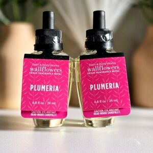 2 Plumeria Wallflower Refills by Bath and Body Works